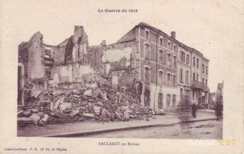 Maisons en ruines (Baccarat)
